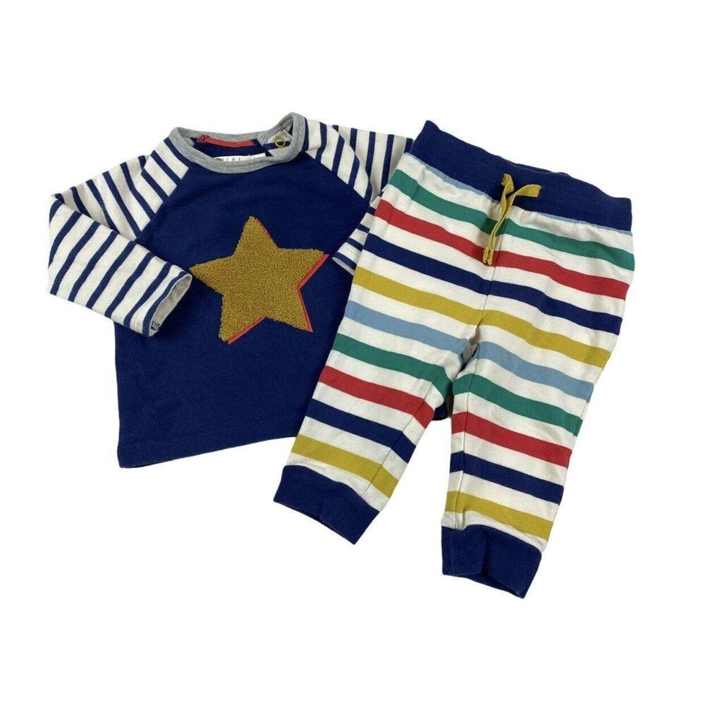 Mini Boden Baby Shirt & Pants Bundle